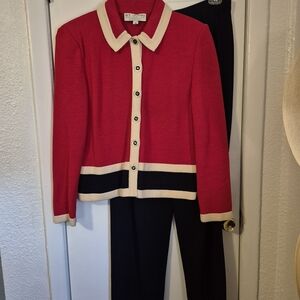 Vintage St John Sweater And Pant Set